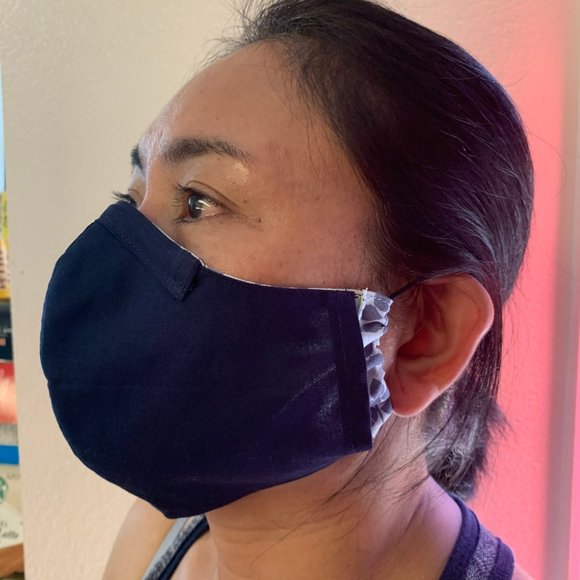 Floral Face Mask w Wire & Filter Slot Washable - Picture 8 of 8